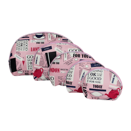 Necessaire Feminina para acessórios e objetos pessoais, kit com 5 peças