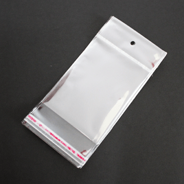 Saco Plastico Adesivado Com  Solapa, 6.5x8,5 cm. Pacote 100 uni