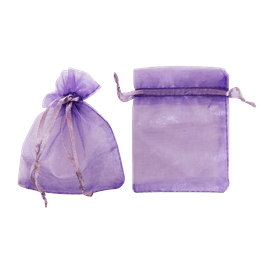 Saquinho de Organza 8x10 cm, pacote com 10 unidades