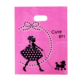 Sacola Plástica Boca de Palhaço tam. 35x45 cm pct 100 unidades