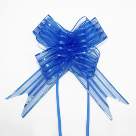 Laço Fácil de Organza 50mm x 76cm, pacote com 100 unidades
