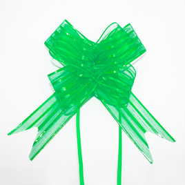 Laço Fácil de Organza 50mm x 76cm, pacote com 100 unidades