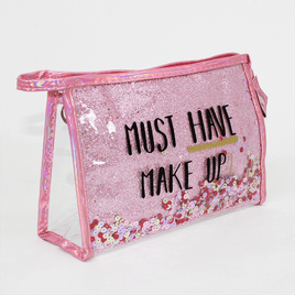 Necessaire Feminina Transparente para objetos pessoais