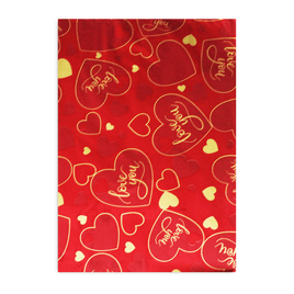 Saco para Presente Laminado Romântico 20x29 cm 50 Unidades