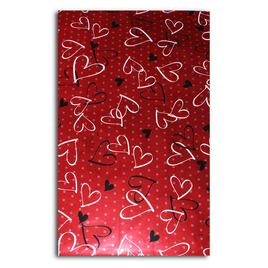 Saco de Presente Laminado Tema Romântico Tam 35x54 cm 50 unidades  Packpel