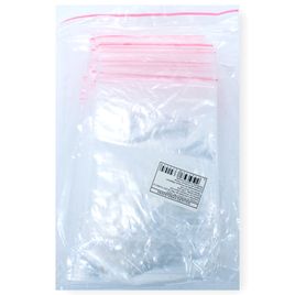 Saco Zip Lock 7x10 cm 100 unidades Transparente
