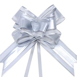 Laço Fácil de Organza com Poliester 50mmx74cm  Pacote com 10 Unidades