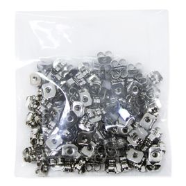 Tarraxa Borboleta de Metal  Para Brinco Pacote com 100 Unidades