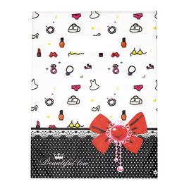 100 Pçs Sacola Plástica Boca de Palhaço Tamanho 15x20