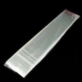 100 Unidades saco Plástico Adesivado com Solapa 6x25+3 cm