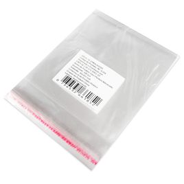 Saco Plástico Adesivado SEM Solapa 10x10 cm - 100 unidades