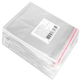 1000 Unidades saco Plástico Adesivado sem Solapa 10x10 cm