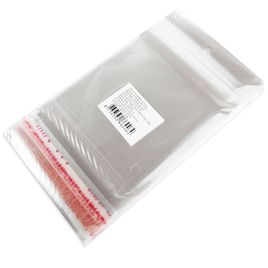 Saco Plastico Adesivado com Solapa 10x10 Pct 100 unidades