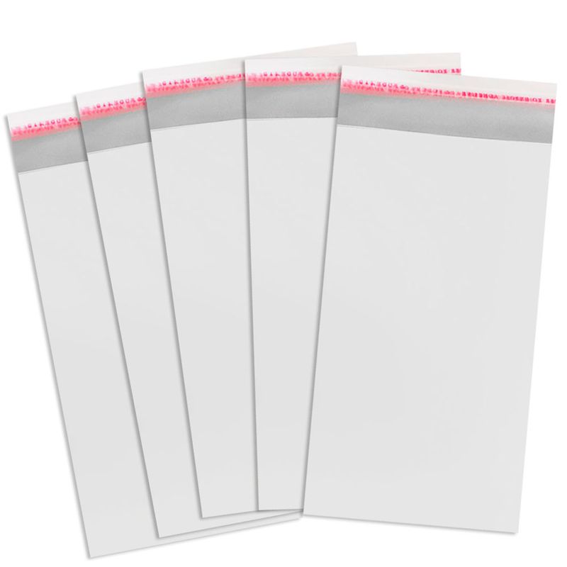 100-Unidades-saco-Plastico-Adesivado-sem-Solapa-5x8-cm