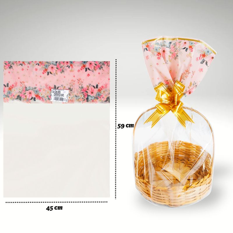 25-Unidades-Saco-Para-Cesta-Tema-Floral-Packpel-45x59-cm--3-