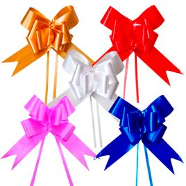 Laço Fácil Liso 30mm x 46cm Kit com 200 unidades Sortidas