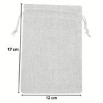 Kit-com-10-Saquinhos-de-Juta-12x17-cm-Cor-Cinza-com-Cordao-para-Fechamento