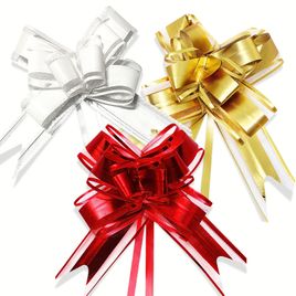 Kit com 60 Unidades Laço Fácil de Organza com Poliester Cores sortidas 30mm x 47cm