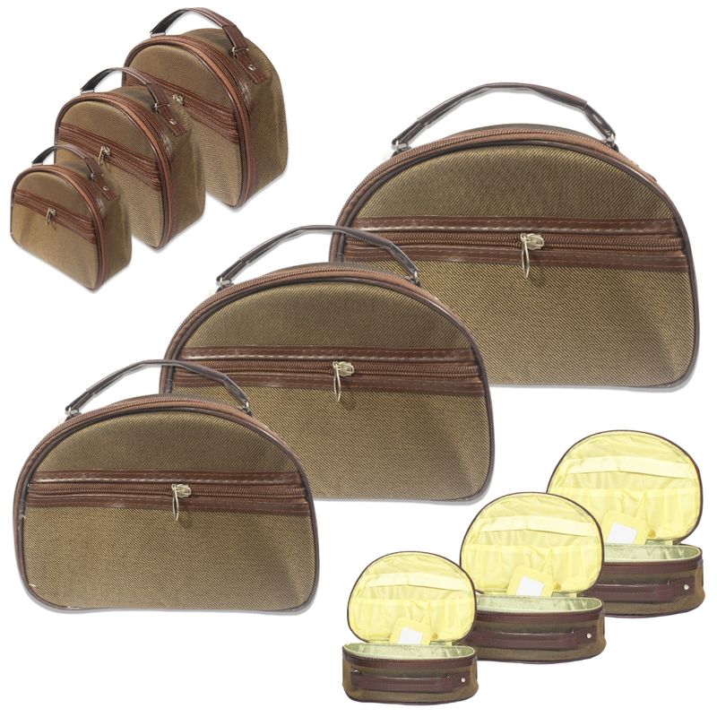 Necessaire-para-Bijuterias-e-Maquiagens-modelo-meia-lua-Kit-com-3-Pecas