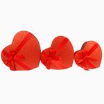 Kit 3 Caixas de Coracao Para Presente Vermelhas com Gliter -1-.jpg