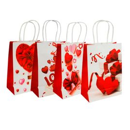 Kit com 12 Sacolas tema Romantico  33x25,5x12,5cm