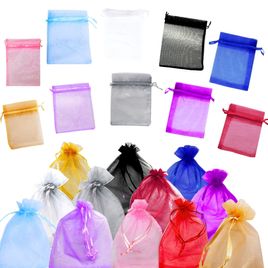 Saquinho de Organza 15x18 cm pacote com 10 unidades