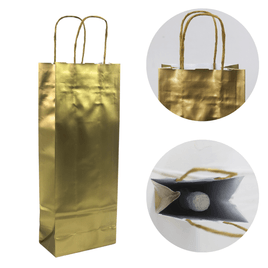 Sacolas Para Presente Garrafa Modelo Premium 35x13x8cm