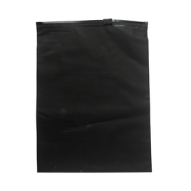 Kit 50 unidades Saco Zíper Trilho Preto 20X30cm