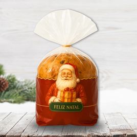 Kit 50 unidades de Sacos Poli Transparente Panetone 25x32cm