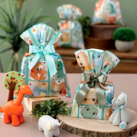 Saco Laminado para Presentes Tema Infantil Tam. 35x54 cm 50 unidades Packpel