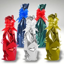 Kit 50 Sacos Laminados Para Garrafas e Bebidas Tam 15x44 cm