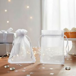 Kit 10 Unidades de Saquinho de Organza 10x12 cm