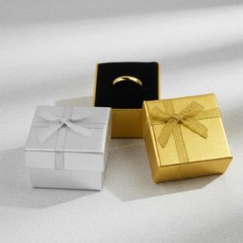 Kit 24 Caixinha De Presente para Anel Tamanho 5x5 mix