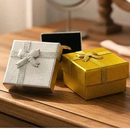 24 Caixinha De Presente para Anel Tamanho 5x5 sortido